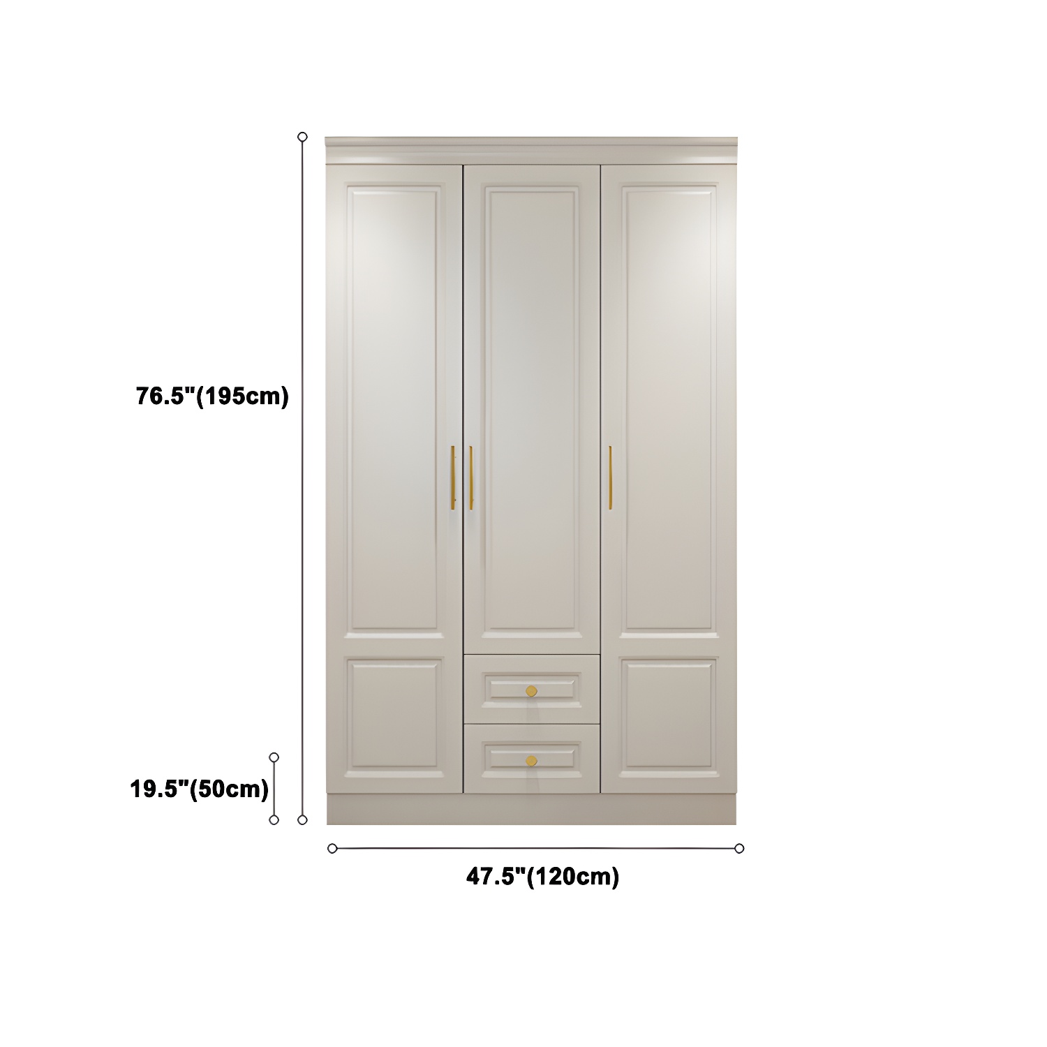 Contemporary Wooden Wardrobe Soft Close Drawer Wardrobe Closet for Bedroom - image 16