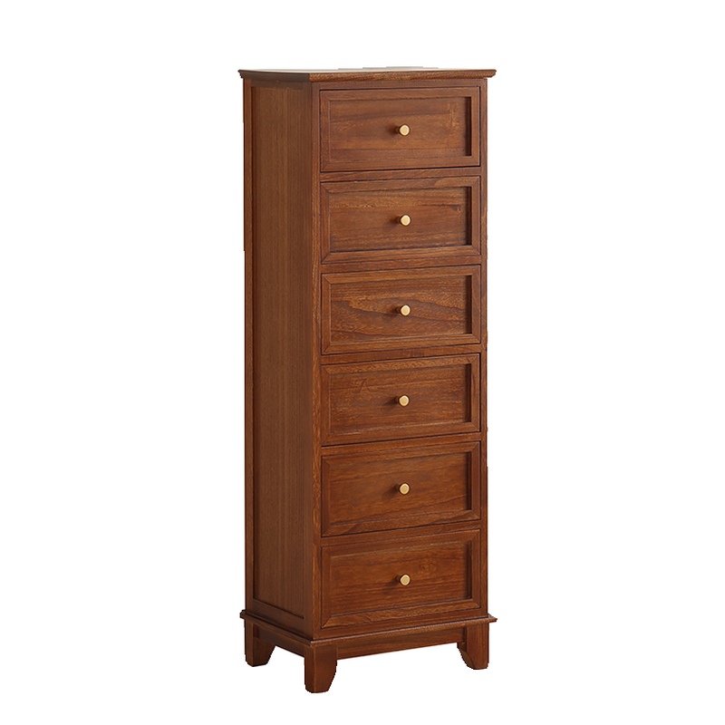 Trendy Cocoa/White/Lemon Color Lumber Rectangle Decorative Cabinet with 6 Drawers/5 Drawers/4 Drawers - image 10