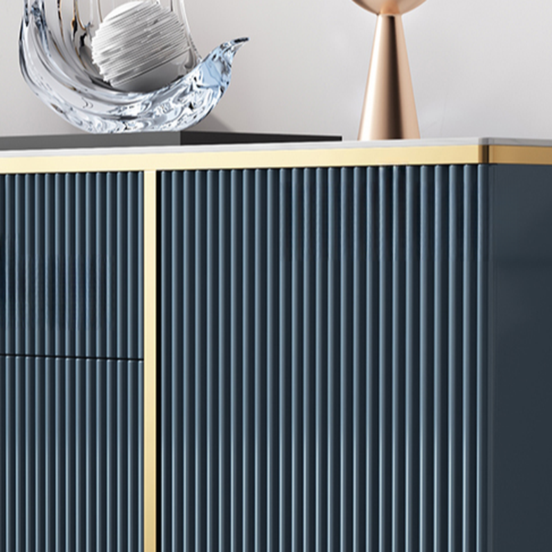 Ground Independent Sideboard for Parlor with Appliance Storage and Worktop in a Modern Style - image 10