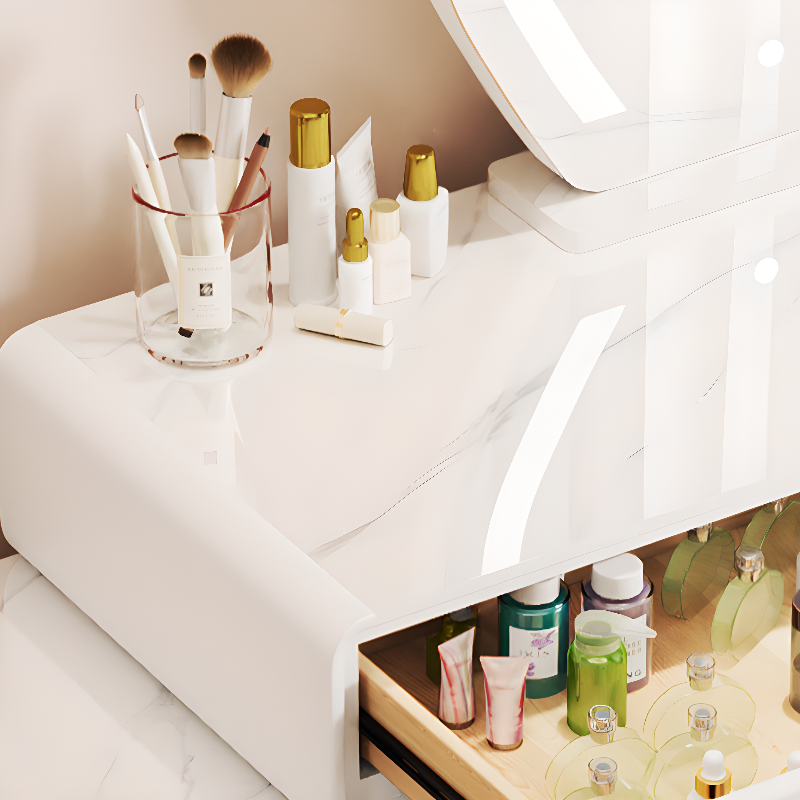 Scalable Push-Pull Vanity Set, Lighting System, Adjustable Touch & Adjustable Brightness, Peony - image 10