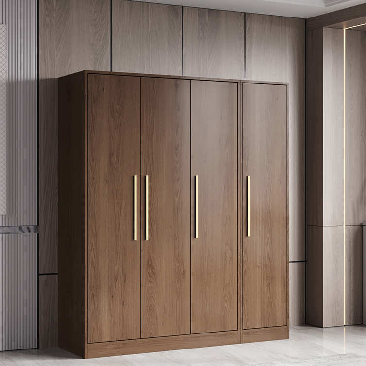 Modern Wood Wardrobe Armoire: 1pc Clothing Rod, Non-Adjust Shelves, Pre-Drilled Holes - image 14