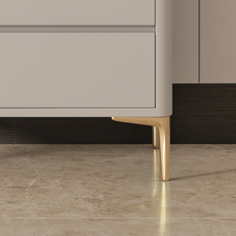 Glam Style Solid Wood Storage Chest with Stone Top and Soft-Close Drawers - image 17