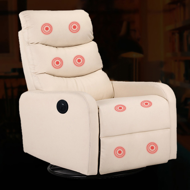 Ergonomic Brown/Blue/Green Stationary Massage Rocking Accent Chair with Back - image 15