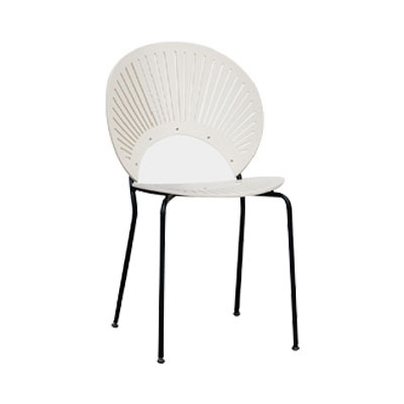 Dining Room Sturdy Side Chair with Outlined Frame and Foot Pads - image 5