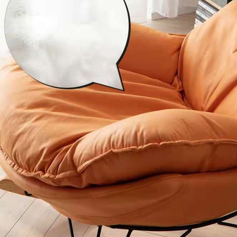 Stylish and Comfy Modern Rocking Chair with Natural Wood Legs and Slipcover - image 12