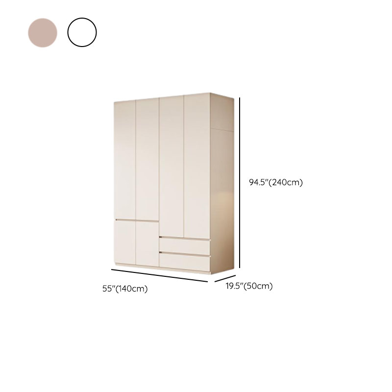 Modish Manufactured Wood Independent Armoire Cabinet with Soft Close Drawer, Soft Close Door, Interior Shelves, and Clothing Rod - image 13