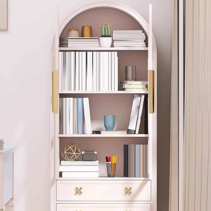 Self-supporting Grey /Azure/Peony Natural Wood Accent Cabinet with Squared Leg Drawing Room - image 8