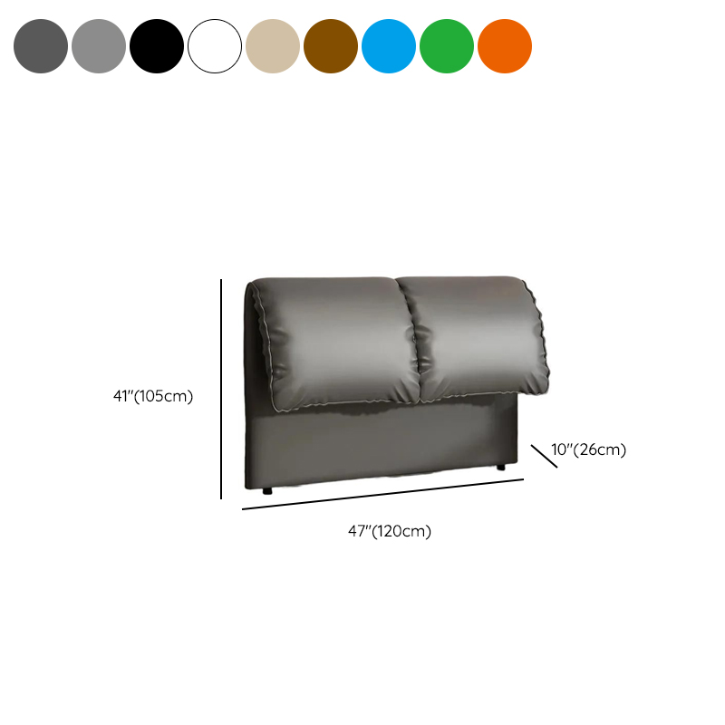 Art Deco Style Panel Headboard in Pine Wood with No Distressing, Rectangle Shape for Full/Queen/Twin XL Bed, Cotton Upholstery, Standard Height - image 17