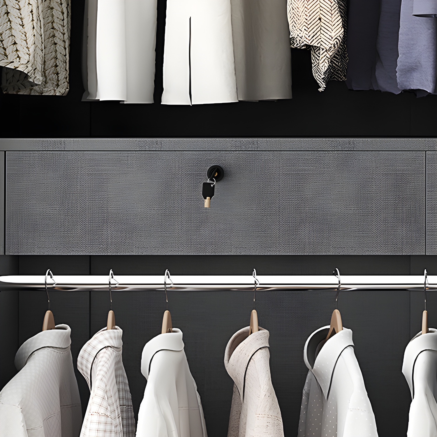 Sliding Engineered Wood Wardrobe Closet Modern Wardrobe Armoire - image 8