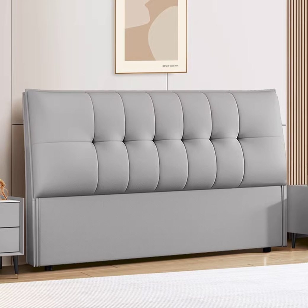 Modish No Distressing Button-tufted Panel Headboard in Rectangle Shape for King/Queen/Full Bed with Sponge Upholstery Fill and Standard Height - image 4