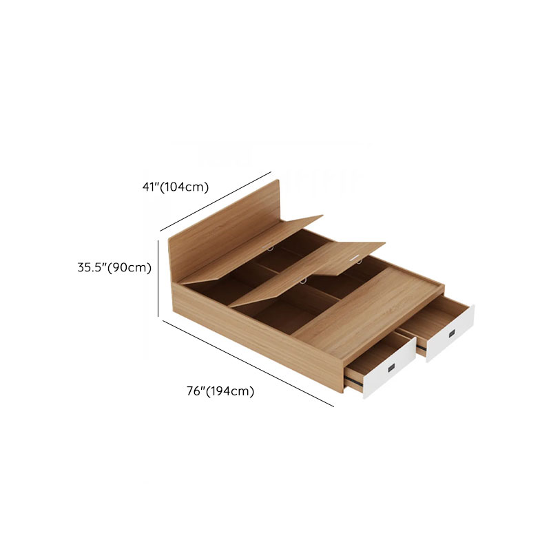 Natural Color Solid Color Storage Included for Bedroom - image 8