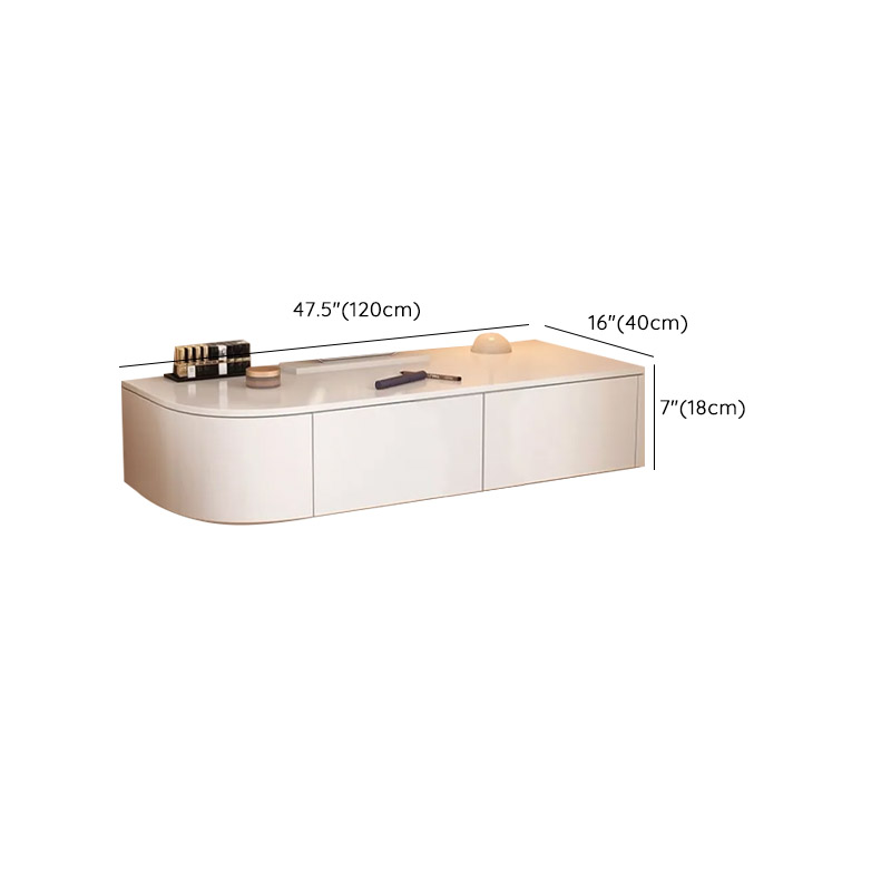Push-Pull Floating Makeup Vanity with Storage and a Composite Wood Tabletop for Sleeping Quarters in a Trendy Style - image 7