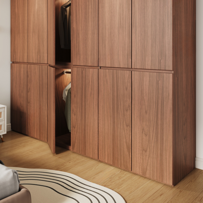 Acorn Minimalist Laminate Wardrobe Closet with Soft Close Door, Interior Shelves, and Clothing Rod - image 5