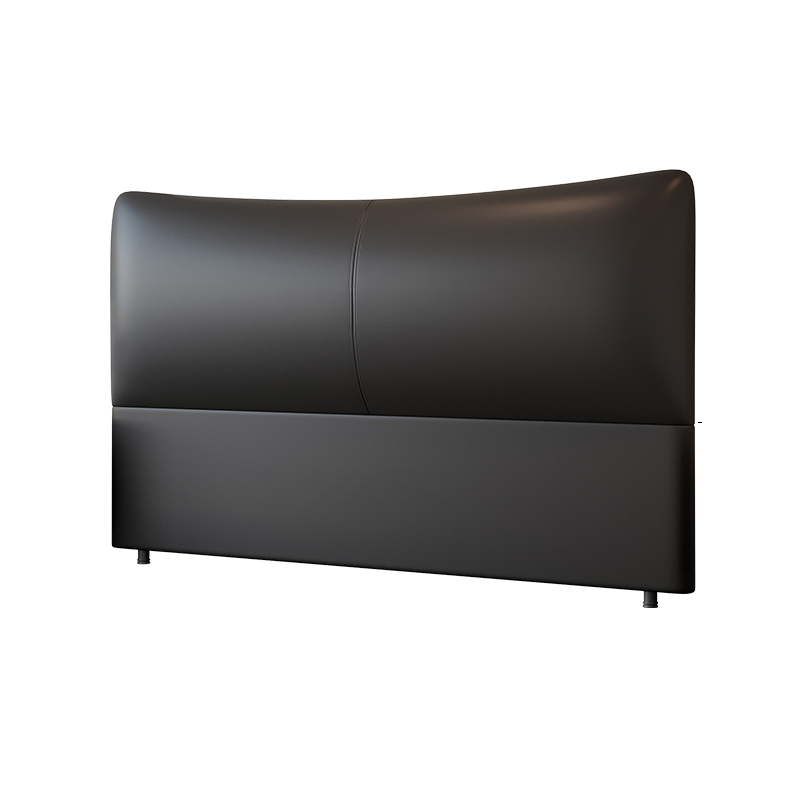 Modish Style Timber Panel Headboard with No Distressing, Rectangle Shape for Full/Twin XL/King Bed, Featuring Sponge Upholstery and Standard Height