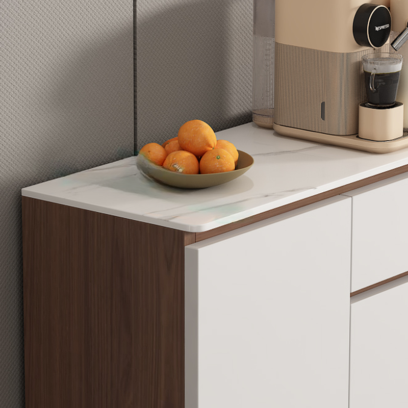 Modish Sideboard with 2 Drawers, 1 Shelf, Larder Storage, Sintered Stone Countertop, and 2/3 Doors - image 7