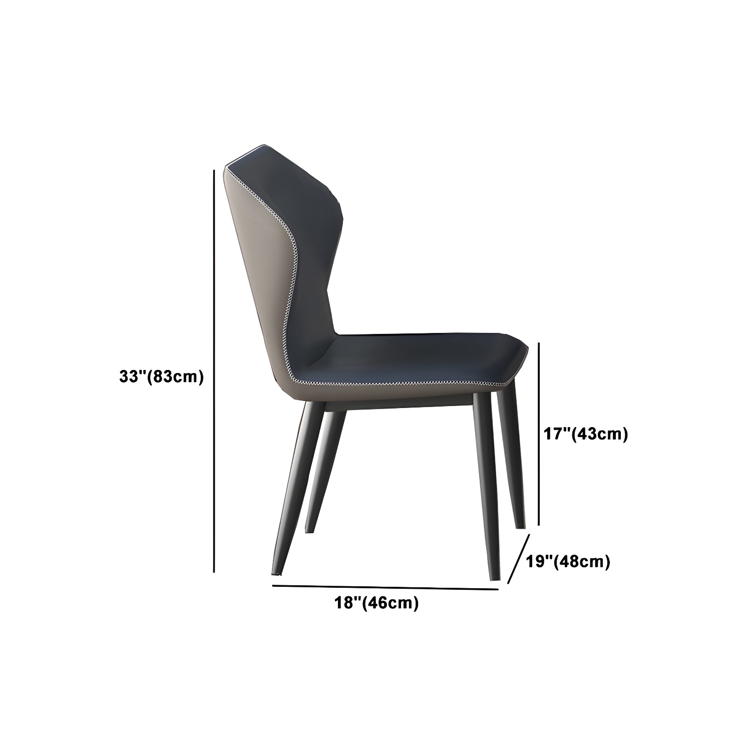 Marble Dining Table Set 1/4/5/7/11 Pcs Rectangle Table with Wingback Chairs - image 13