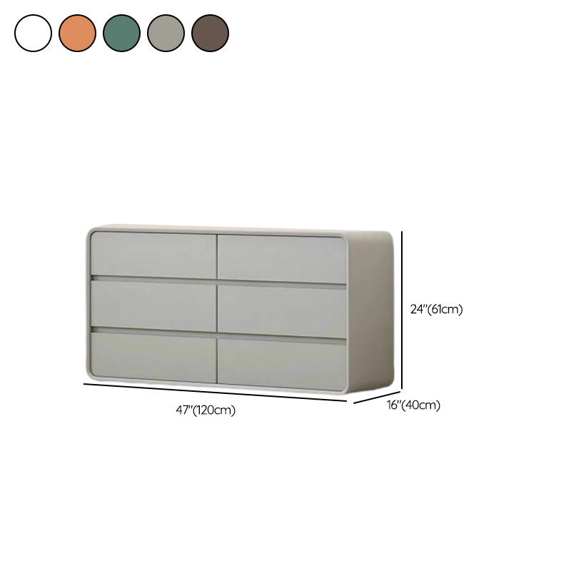 Simple Lumber Horizontal Double Dresser for Sleeping Room, 8 Drawers/6 Drawers - image 17