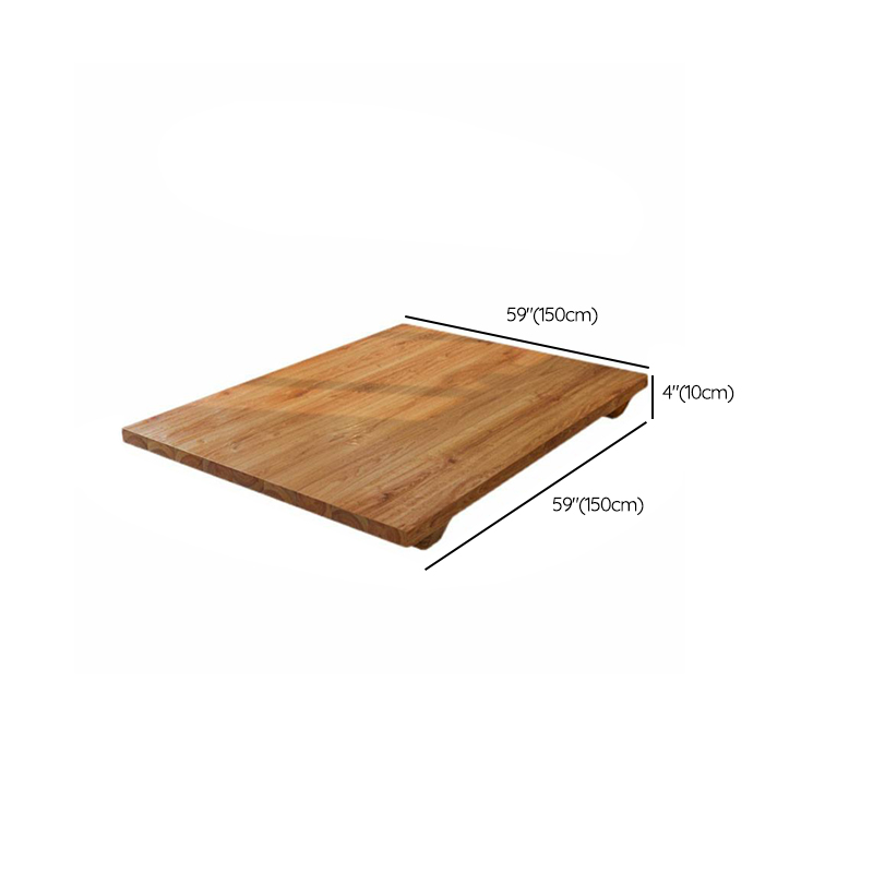 Solid Color Natural Color Wooden Frame Pallet Bed Frame Bedroom - image 14