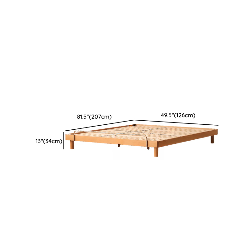 Natural Color Solid Color Tatami Bed for Bedroom - image 11