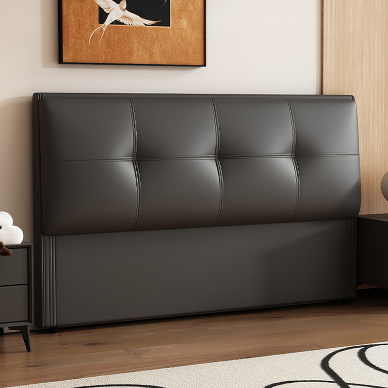 Simplistic Style Panel Headboard with No Distressing, Piled Tufted Rectangular Shape for King/Queen/Full Bed, Sponge Upholstery Fill, Standard Height - image 4