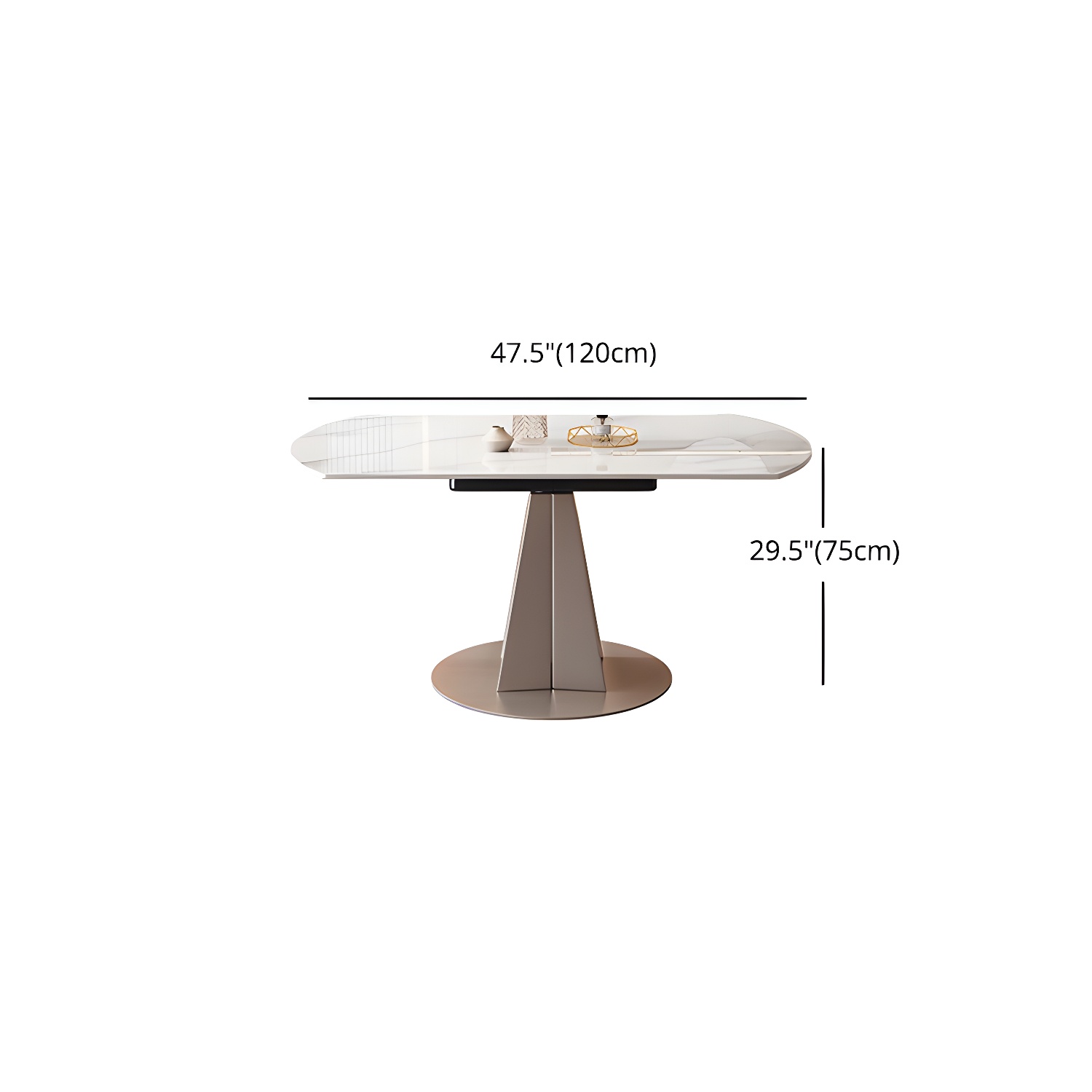 Contemporary 1/2/5/7 Pieces Dining Set Sintered Stone Dining Room Set for Small Space - image 11