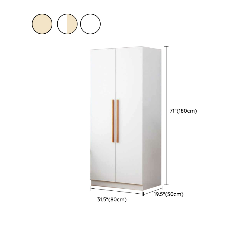 Modern Manufactured Wood Cabinet Armoire with Interior Shelves, Clothing Rod and Soft Close Door - image 12