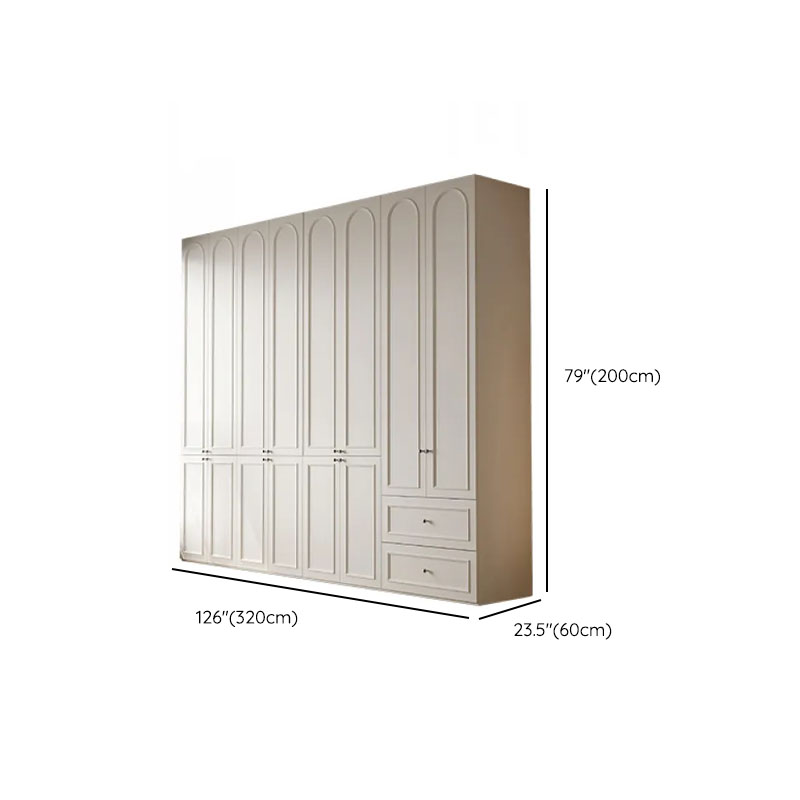 Casual Natural Wood Independent Armoire Cabinet with Soft Close Drawer, Soft Close Door, and Interior Shelves - image 19