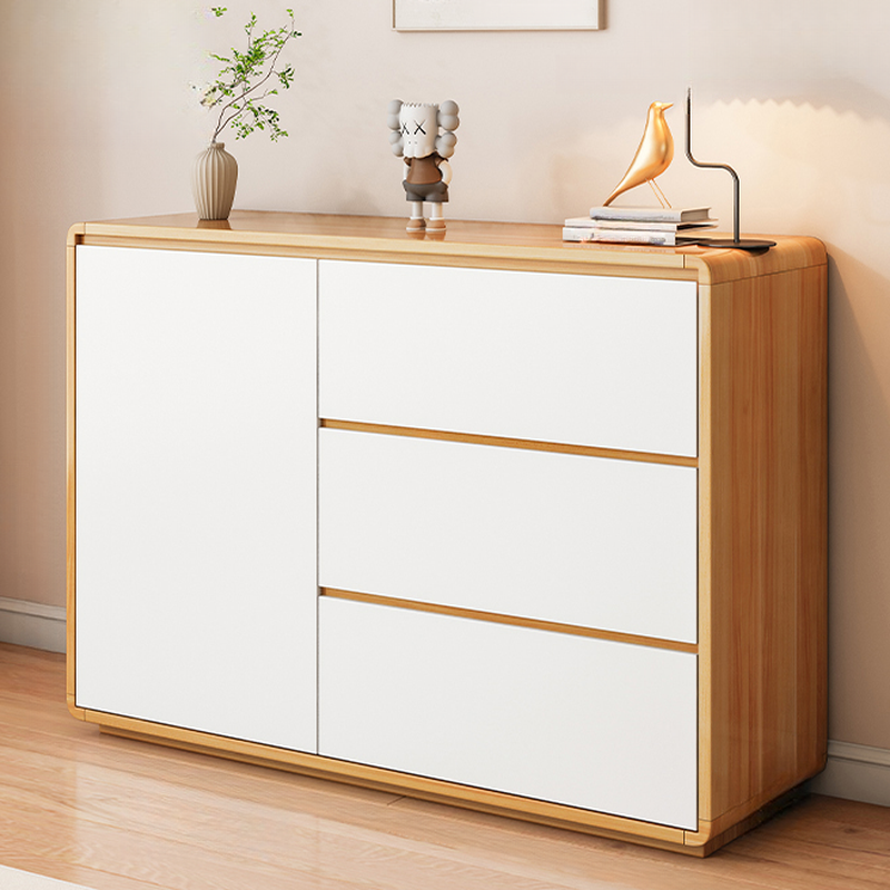 Contemporary Sideboard with 3 Drawers, Closet, Standard/Wide/Narrow Sizes, 1 Shelf, Kitchen Cupboards, and 2/3/Single Doors - image 3
