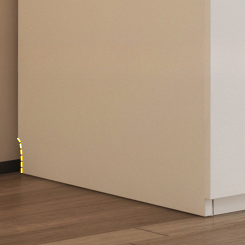Chalk Minimalist Laminate Cabinet Armoire with Soft Close Drawer, Soft Close Door, Interior Shelves, and Clothing Rod - image 7