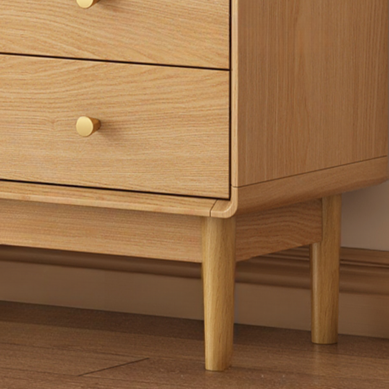 Solid+Engineered Wood TV Stand with 4 Drawers, 2 Cabinets, Cable Management, and Variable Shelf - image 6