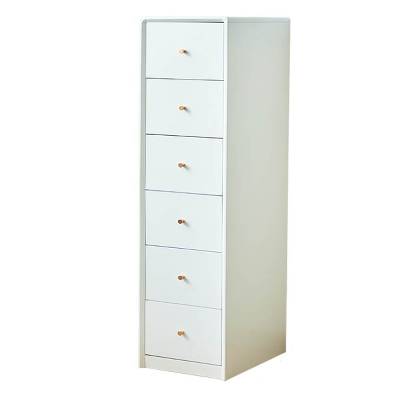 Minimalist Natural Wood Bachelor Chest with 6 Drawers, Vertical Orientation - image 19