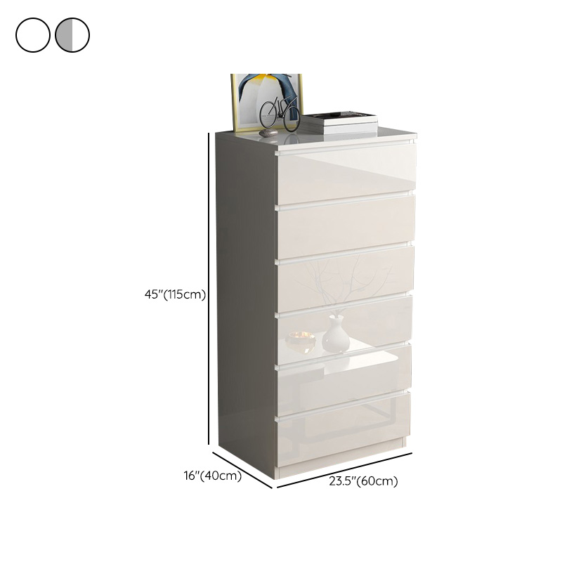 Contemporary Vertical/Horizontal Bleached Wood Semainier/Double Dresser/Bachelor Chest Pale Wood Finish 6 Drawers/5 Drawers/4 Drawers for Master Bedroom - image 20