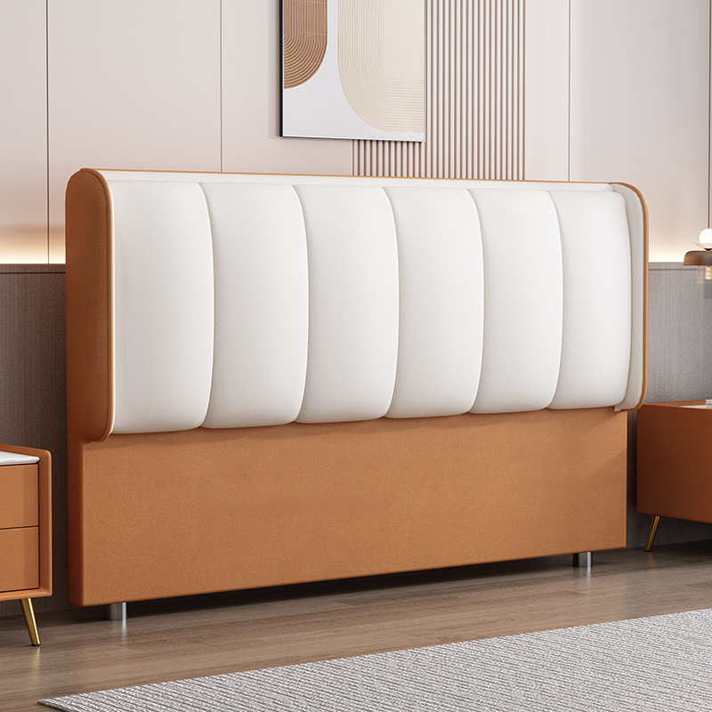 Casual Free-standing Standard King(76"W x 80"L)/Queen(60"W x 80"L)/Full(54"W x 75"L) Panel No Distressing With Legs in Wood and Sponge - image 5