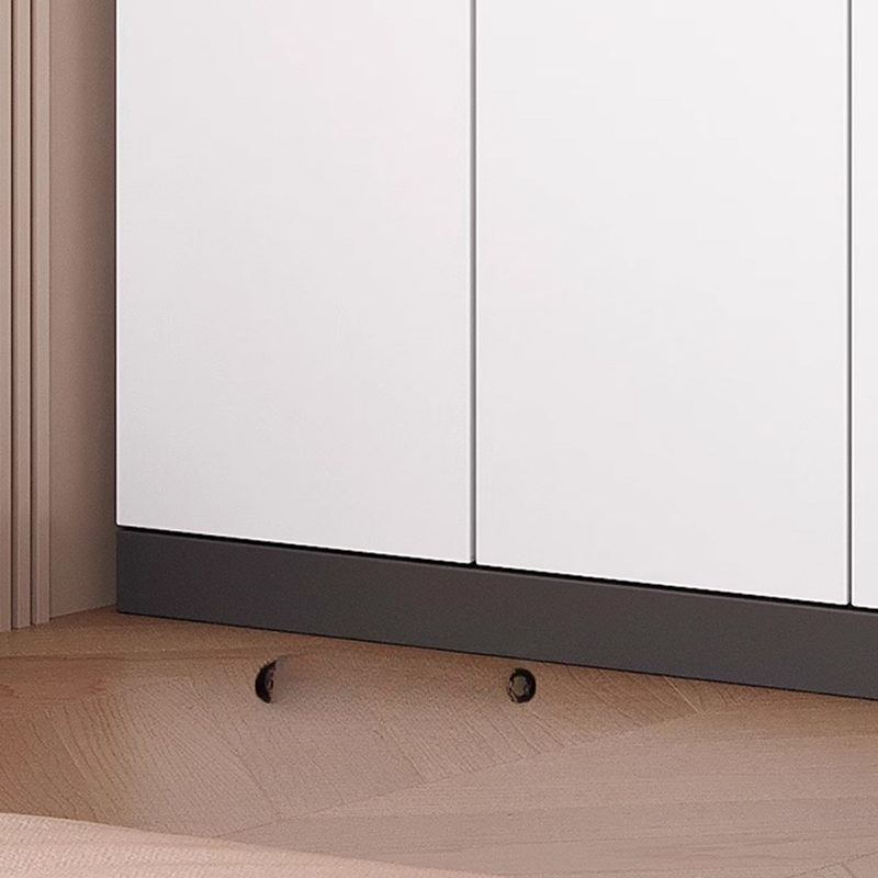 Art Deco Composite Wood Wardrobe Armoire with Flexible Shelf, Soft Close Drawer and Door, Clothing Rod Included - image 7