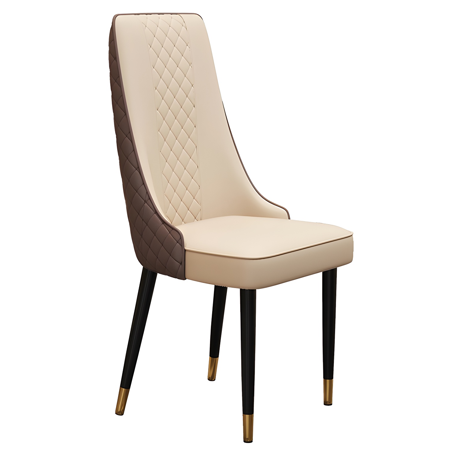 Comfortable and Stylish Faux Leather High Back Upholstered Chair for Kitchen and Dining - image 13
