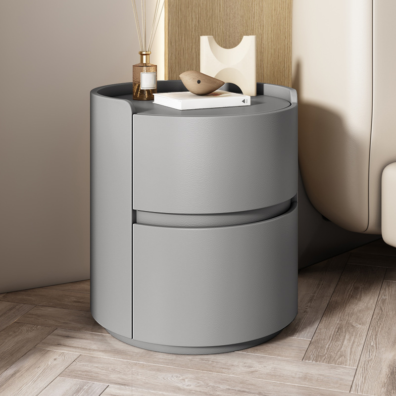 Simple 2 Tiers Nightstand With Drawer Organization, 2 Drawers - image 8