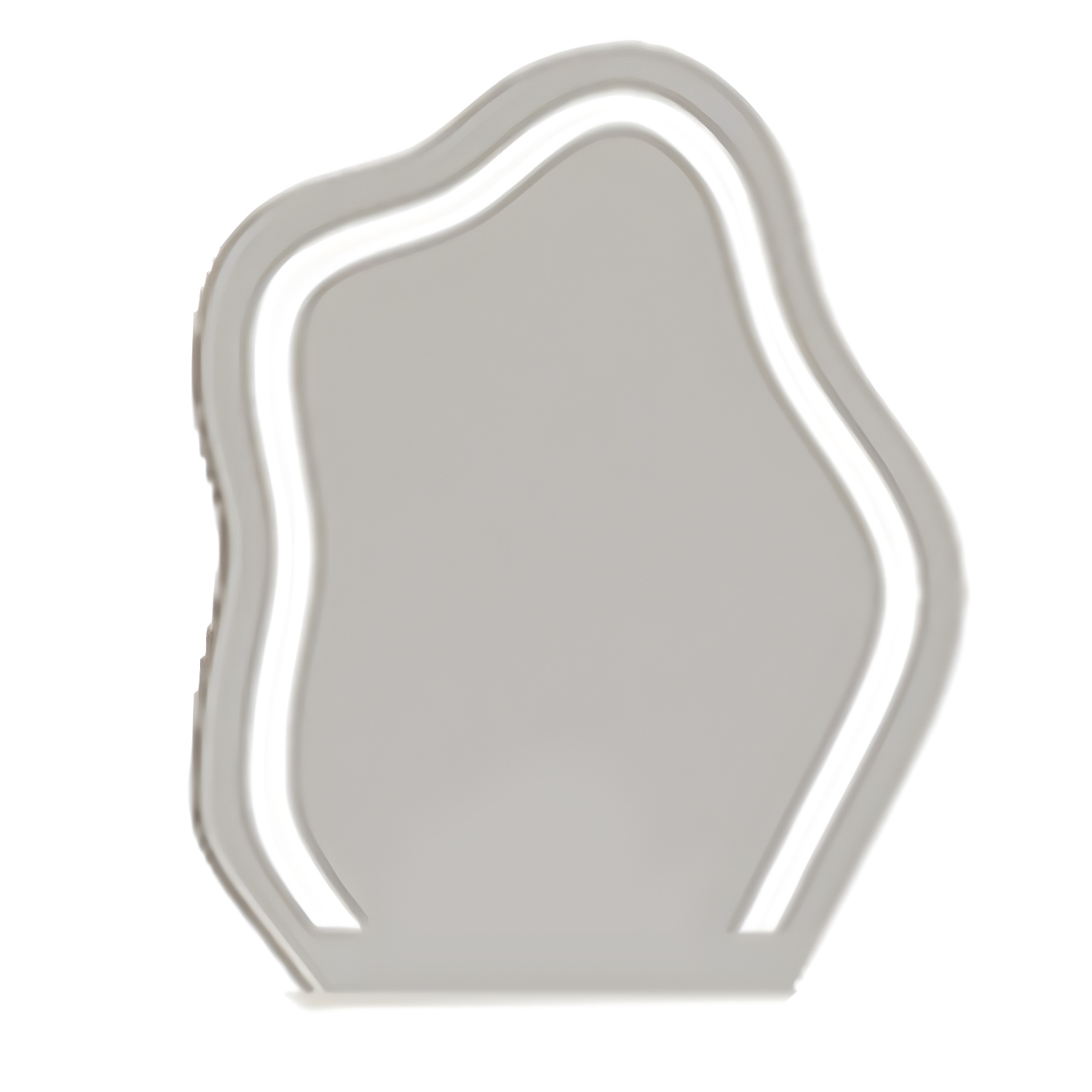 Contemporary White Wood Rectangle Top Make-up Vanity with Lighted Mirror - image 10