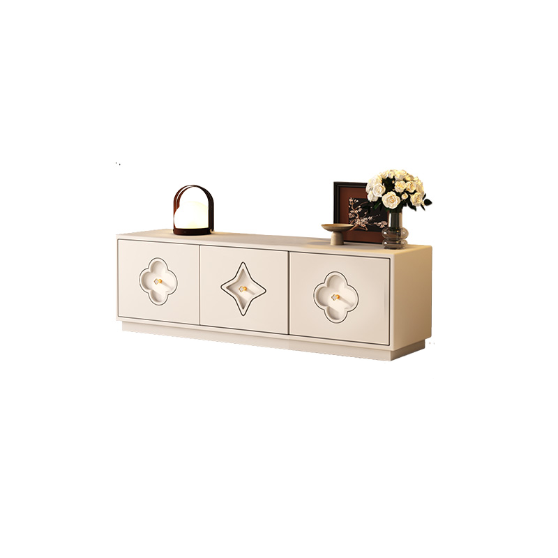 Midnight Black/White Modern Timber TV Stand with 5-Drawer/4-Drawer/8-Drawer