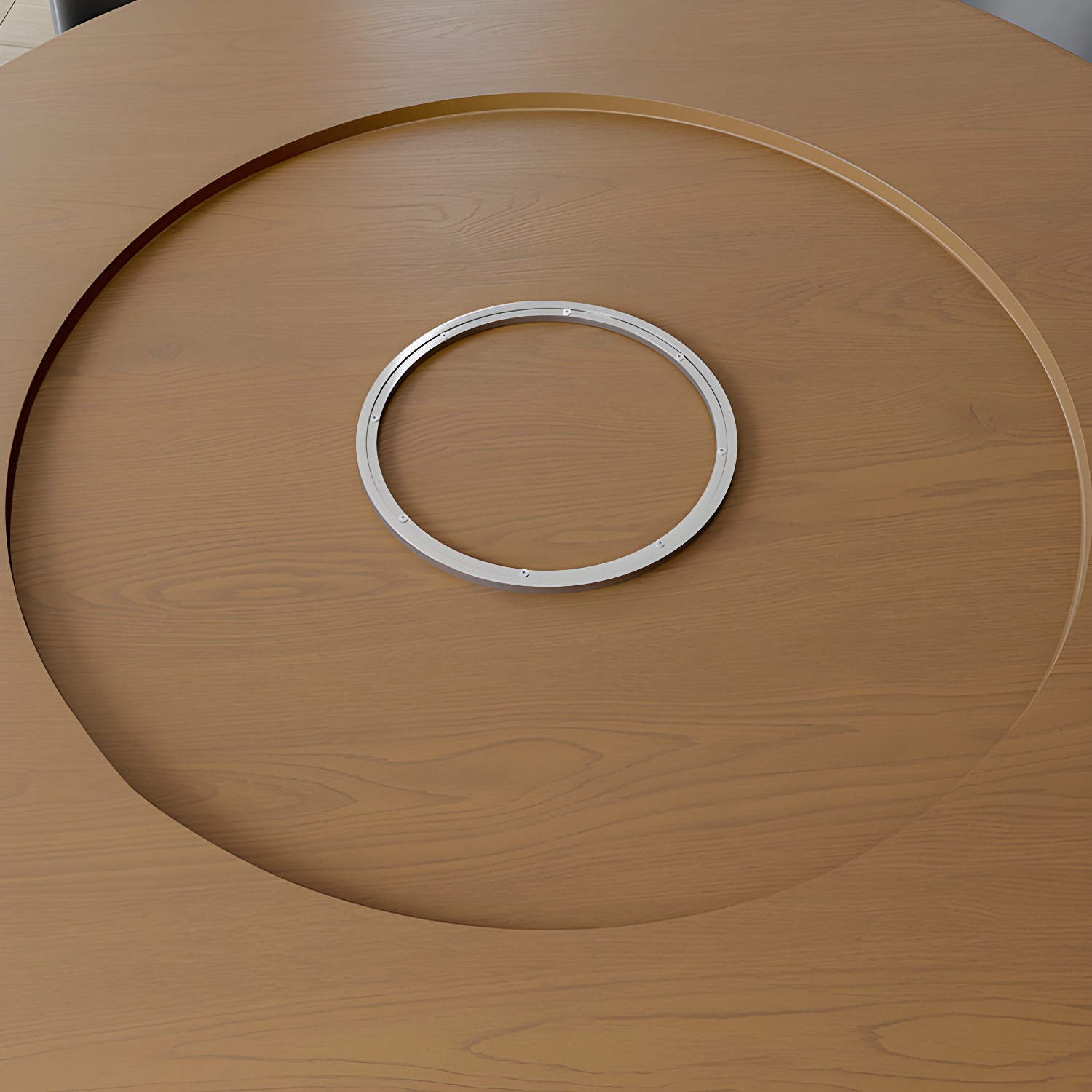 Contemporary Sintered Stone Table Round Table Set 1/6/8/9/12 Pieces Dining Set - image 7