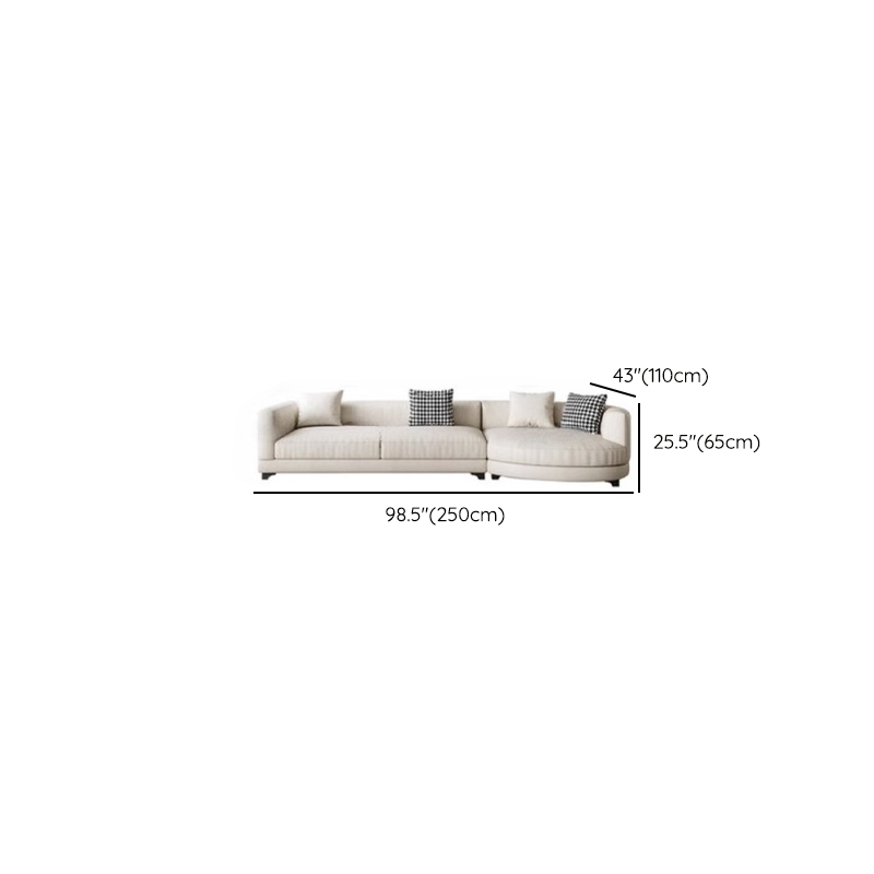 Living Space Use 4 Pc /5 Piece Set L-Shape Right Hand Facing Corner Sectional, 5-Seater /Seats 6 - image 13
