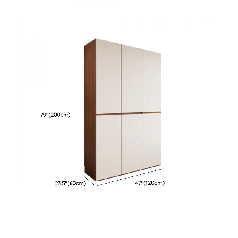 Acorn Minimalist Wooden Wardrobe Closet with Soft Close Door, Interior Shelves, and Clothing Rod - image 8