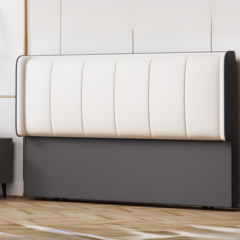 Modish Style Panel Headboard with No Distressing in Pine Wood, Rectangle Shape for Full/Queen Bed, Featuring Sponge Upholstery Fill and Standard Height - image 6