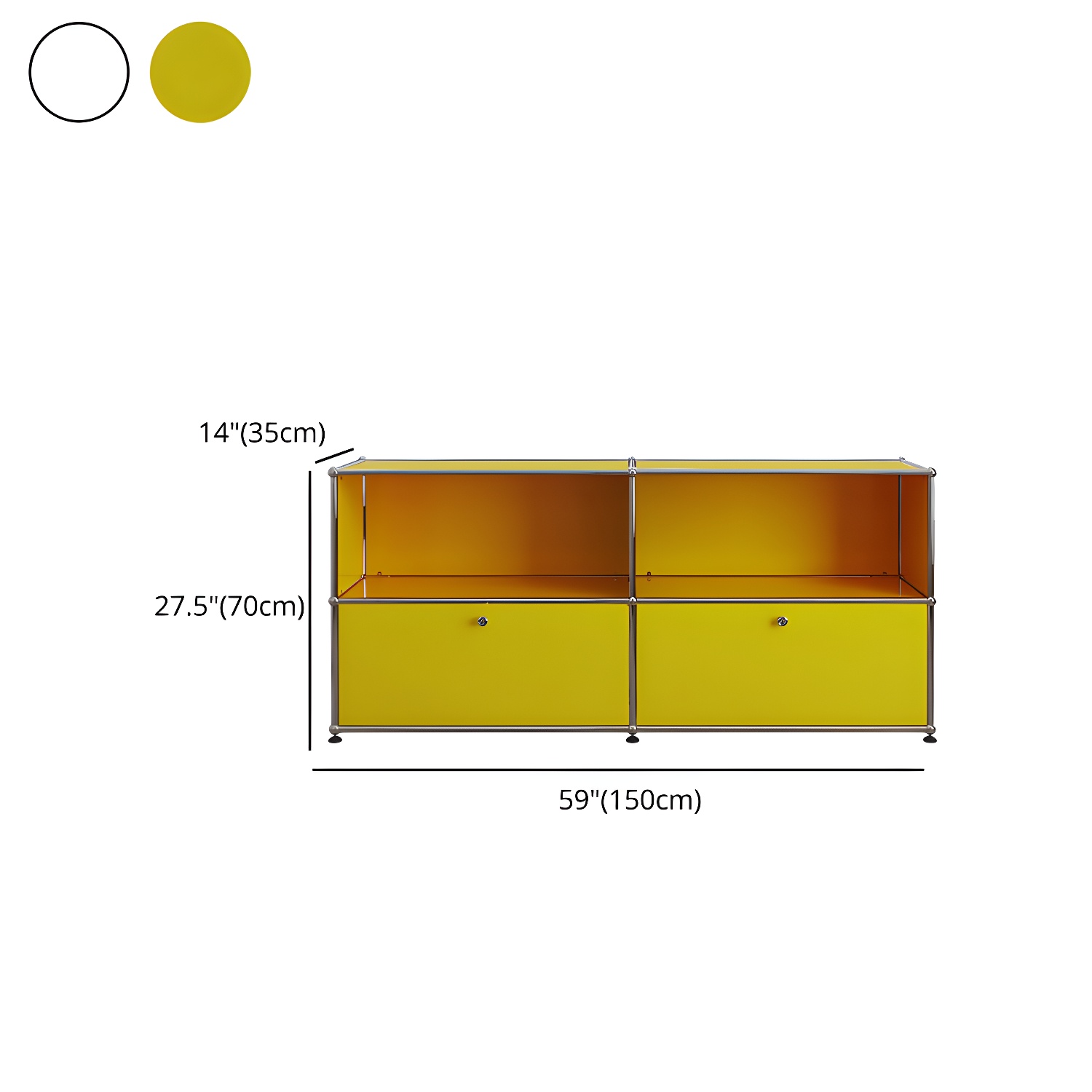 Modern Rectangle Storage Server Metal Sideboard for Dining Room - image 24
