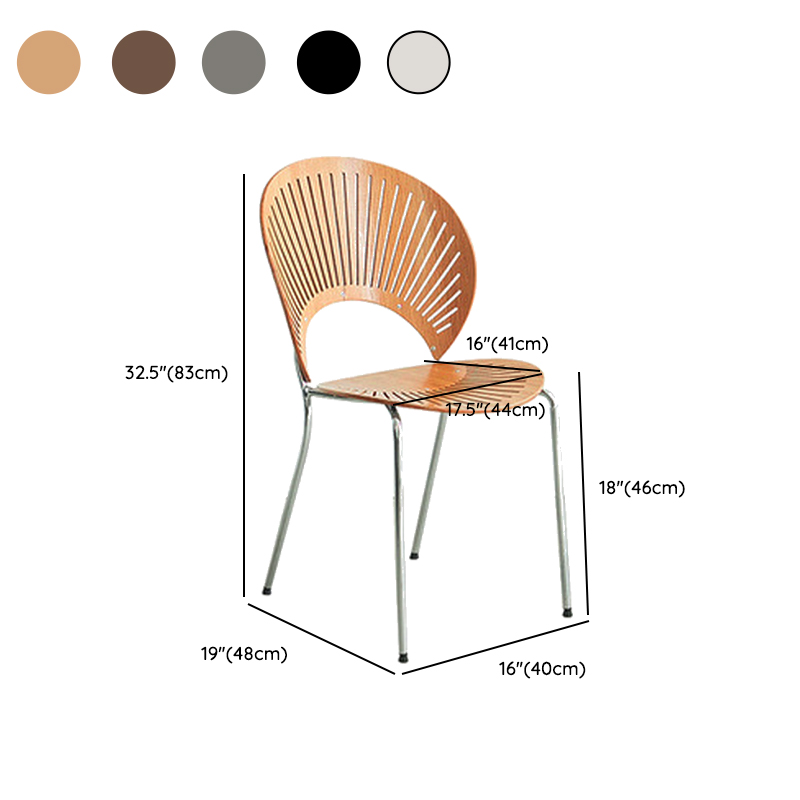 Dining Room Sturdy Side Chair with Outlined Frame and Foot Pads - image 37