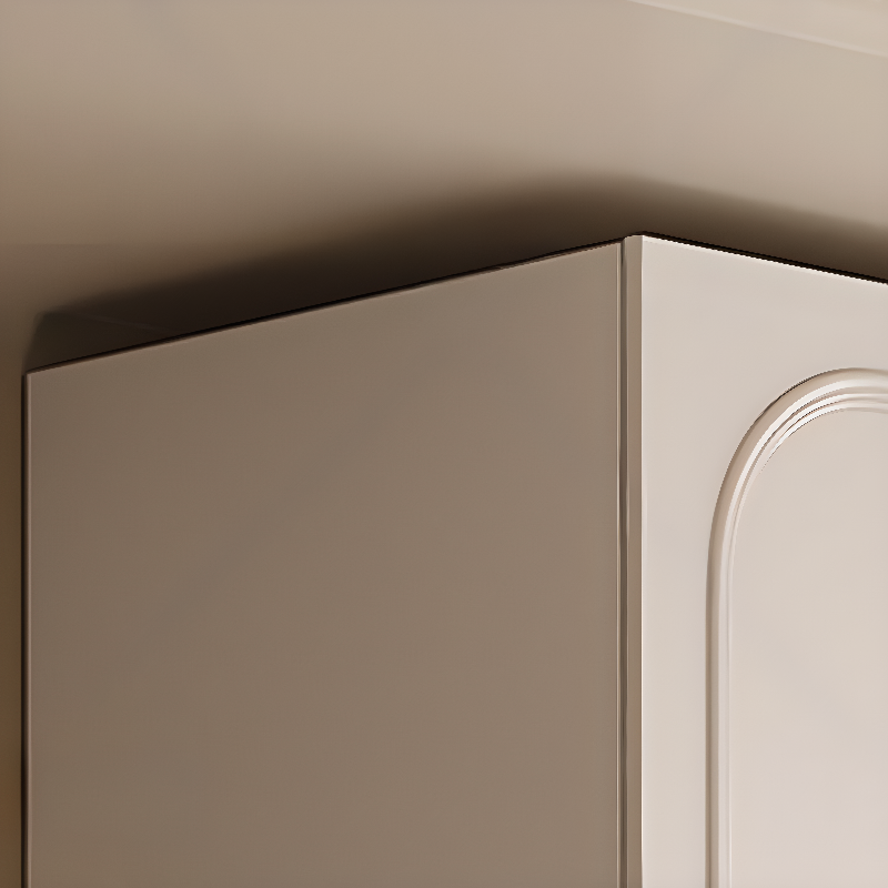 Casual Natural Wood Independent Armoire Cabinet with Soft Close Drawer, Soft Close Door, and Interior Shelves - image 7