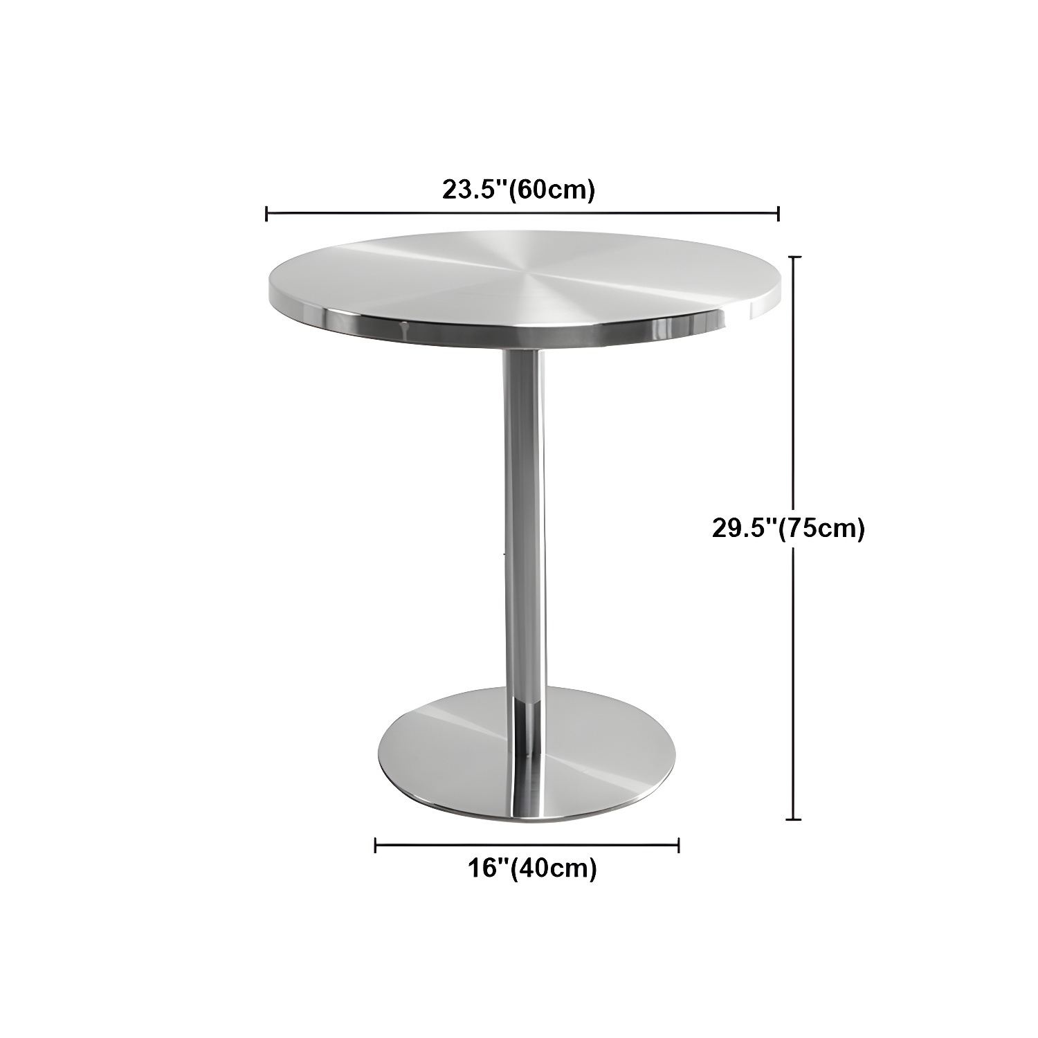 Industrial Style Dining Site Table Stainless Steel Dining Room Collection - image 21