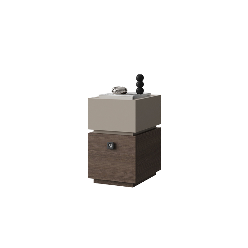 Organic Modern Nightstand With Drawer Organization featuring 2 Drawers and Composite Wood Countertop - image 4