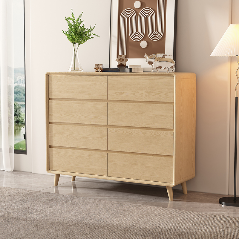 Modern Natural Wood Double Dresser/Bachelor Chest with 9 Drawers/7 Drawers/8 Drawers, Horizontal/Vertical Orientation - image 21