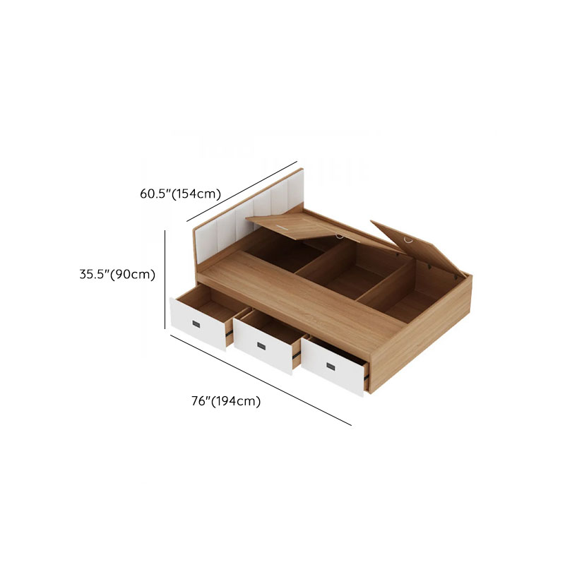 Natural Color Solid Color Storage Included for Bedroom - image 24
