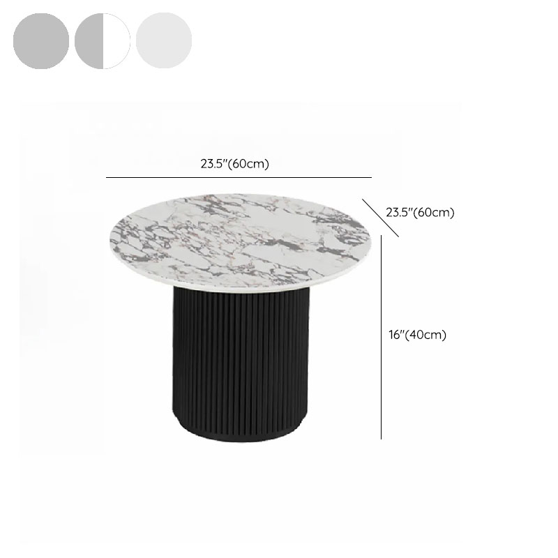 Circular-shaped Ivory Board Game Coffee Table for Home - image 17